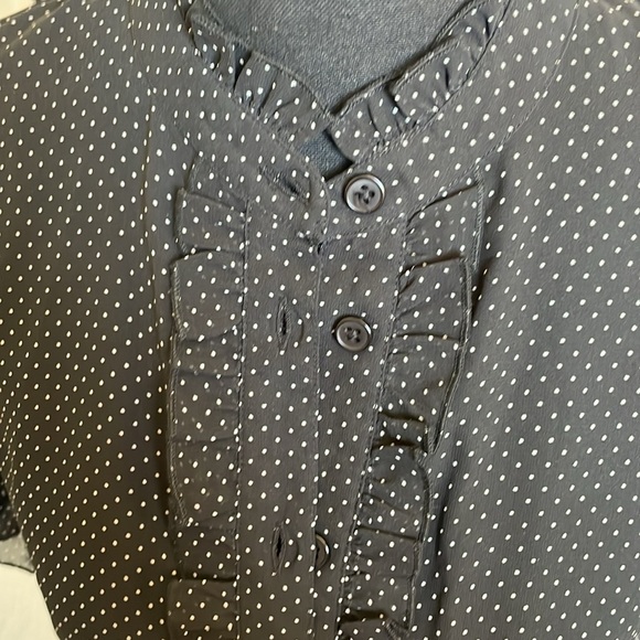 Polka dot peplum top - Picture 8 of 8